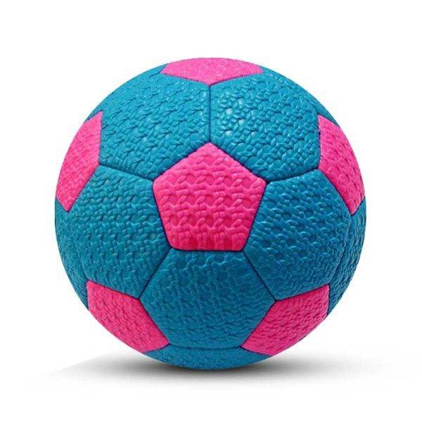 توپ فوتبال فانتزی طرح لیزری رنگ آبی سایز2